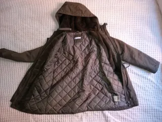 Chaqueta verde oscuro para invierno