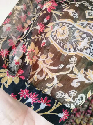 Vestido midi estampado floral