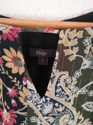 Vestido midi estampado floral