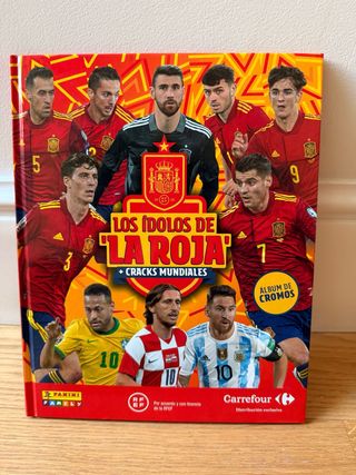 Álbum cromos La Roja + Cracks Mundiales