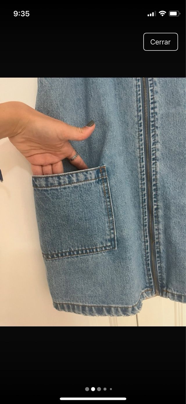 Vestido peto vaquero