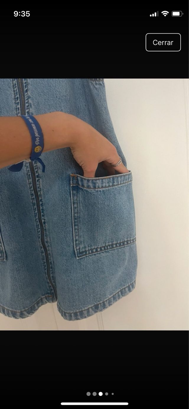 Vestido peto vaquero