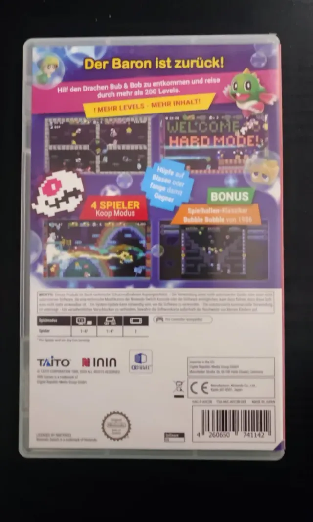 Bubble Bobble 4 Friends Nintendo Switch