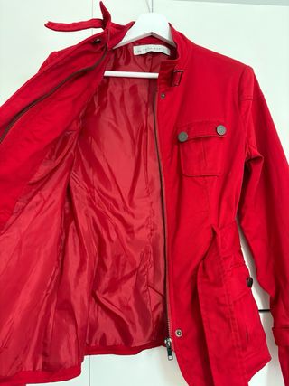 Chaqueta Zara Roja Talla S