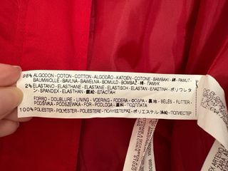 Chaqueta Zara Roja Talla S