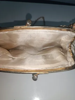 Bolso de rafia antiguo años 60