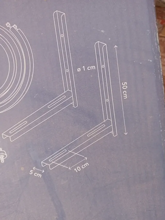 4 Soportes Aire Acondicionado Metal
