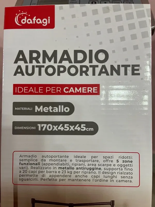 Armadio Autoportante Dafagi Metallo