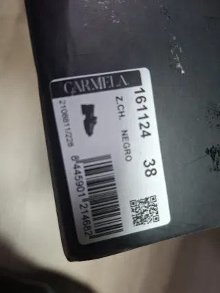 Zapatos Carmela Mujer Negros Charol