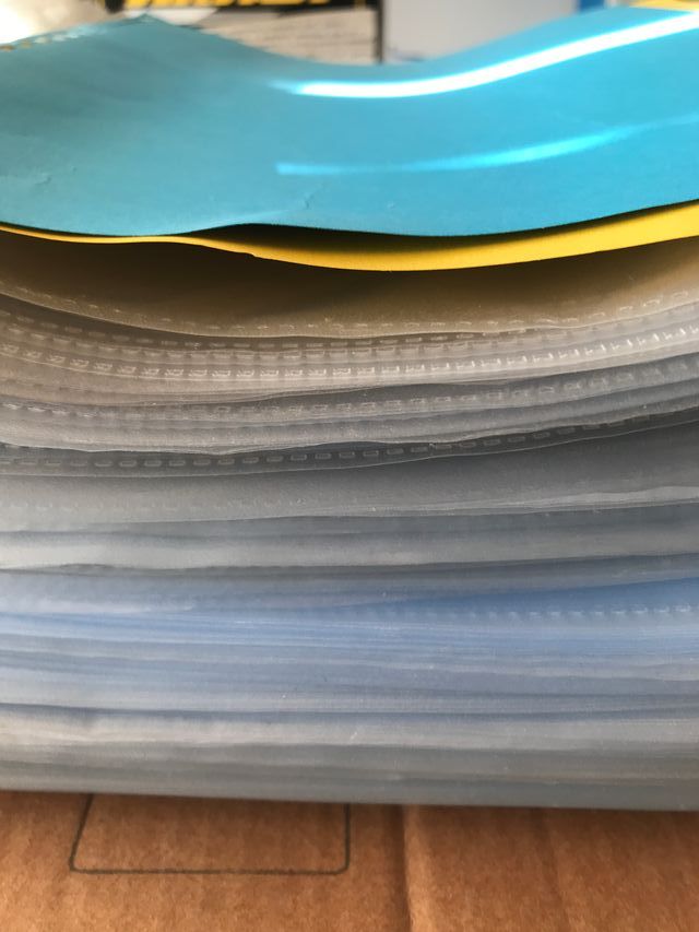 Buste portadocumenti in plastica con anelli