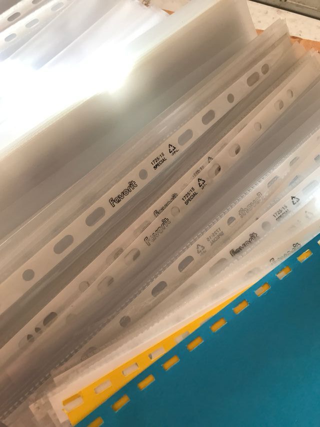 Buste portadocumenti in plastica con anelli