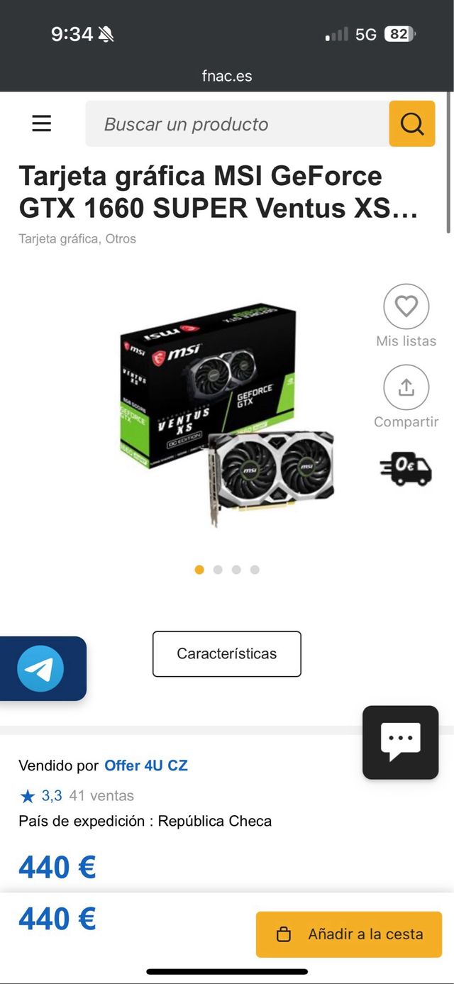 MSI GeForce GTX 1660 Ti VENTUS XS 6G OC