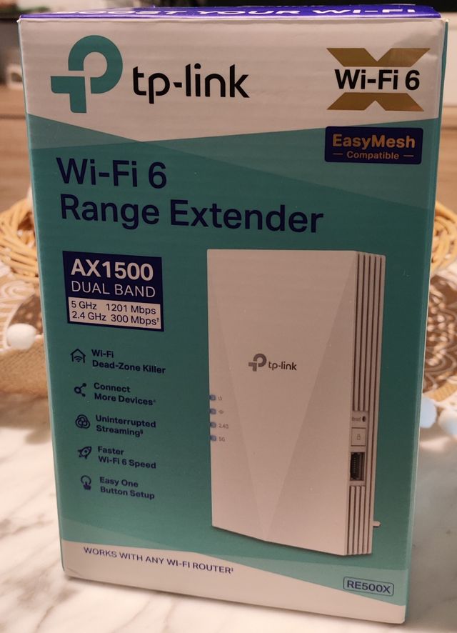 TP-Link RE500X WiFi 6 Repetidor AX1500