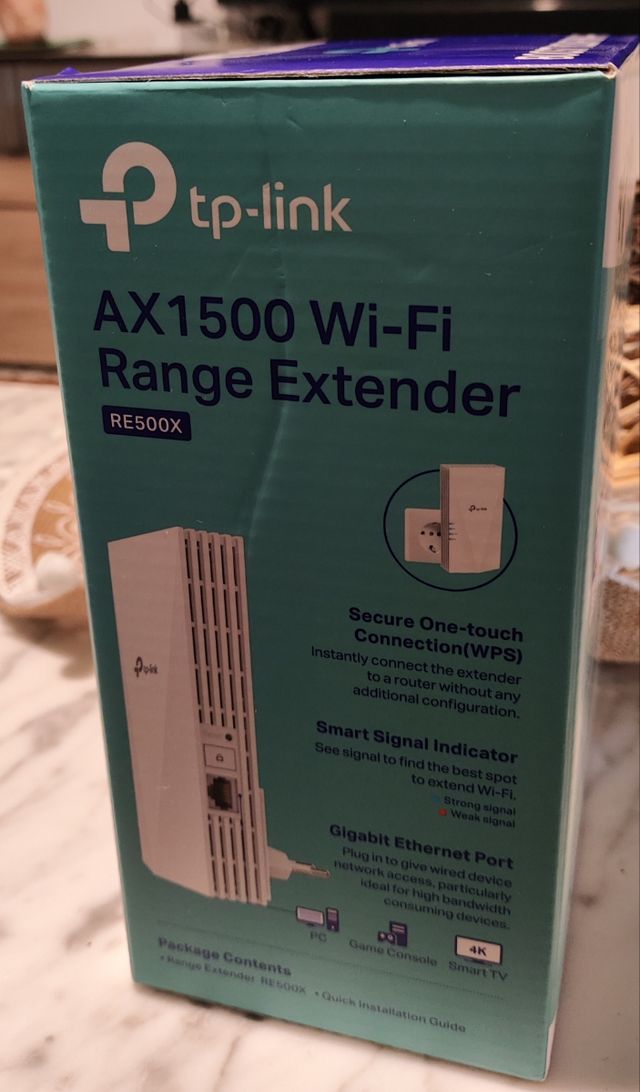 TP-Link RE500X WiFi 6 Repetidor AX1500