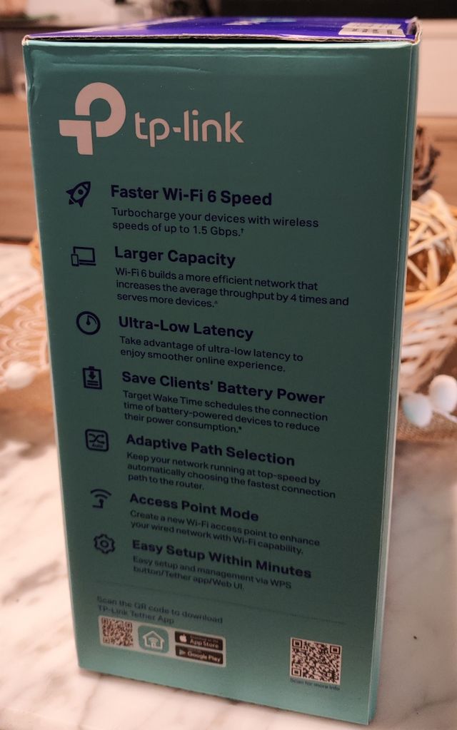 TP-Link RE500X WiFi 6 Repetidor AX1500