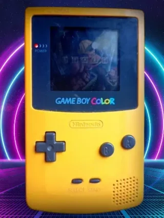Nintendo Game Boy Color Amarillo + juegos+ luiji