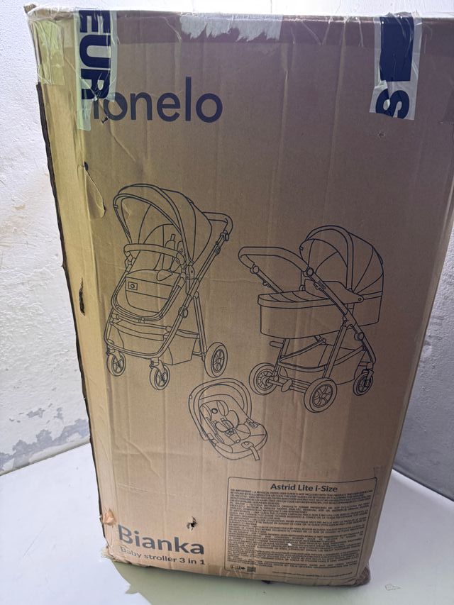 Cochecito Bebé Lionelo Bianka 3 en 1