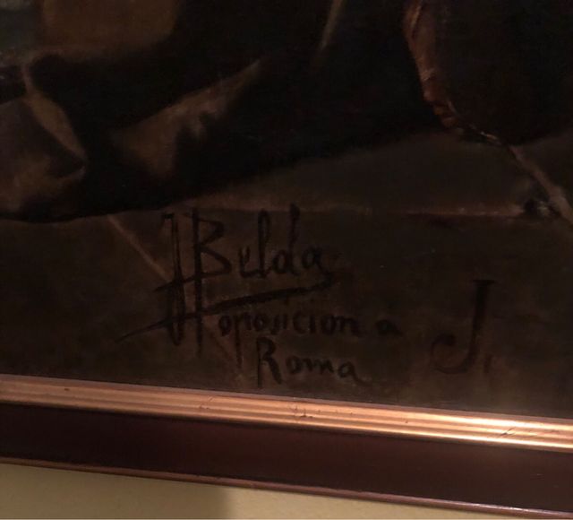Juan Belda Oposición a Roma Óleo/Lienzo