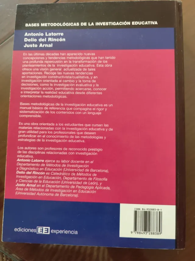 Bases metodológicas de la investigacion educativa