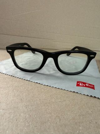 Occhiali Ray-Ban Wayfarer Neri lente transition