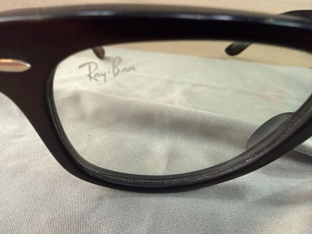 Occhiali Ray-Ban Wayfarer Neri lente transition