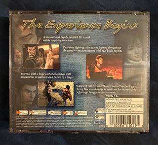 Shenmue Dreamcast USA completo da collezione