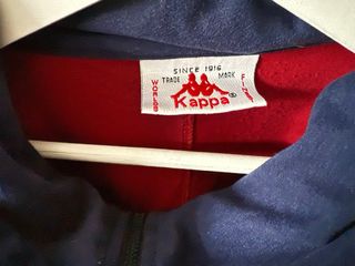 Chaqueta Vintage Kappa Velour Roja Azul Verde