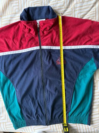 Chaqueta Vintage Kappa Velour Roja Azul Verde