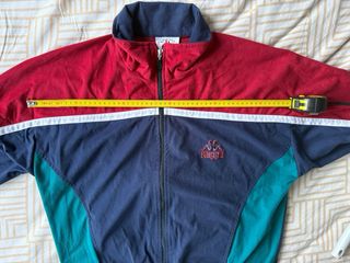 Chaqueta Vintage Kappa Velour Roja Azul Verde