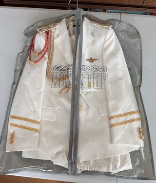 Traje Comunión Niño Bus Stop Blanco/Dorado