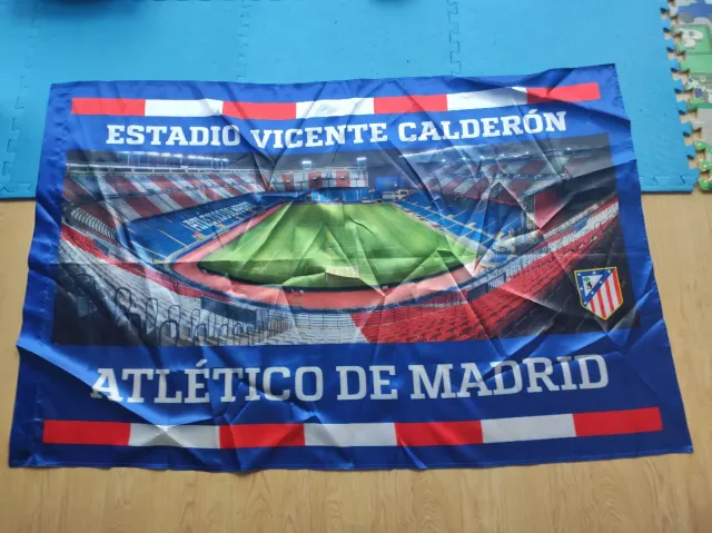 Bandera Atlético de Madrid Vicente Calderón