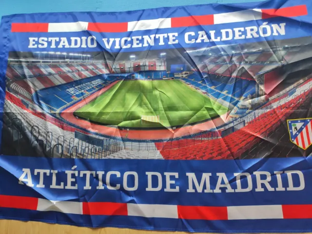 Bandera Atlético de Madrid Vicente Calderón