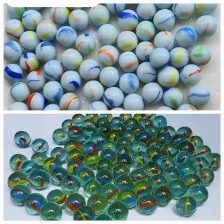 500 Biglie di vetro 1.6cm collezione anni 70 80 90