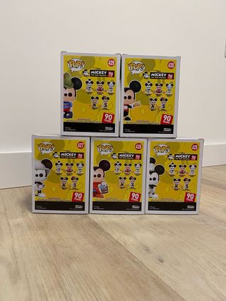 Lote 5 Funko Pop Mickey Mouse 90 Aniversario