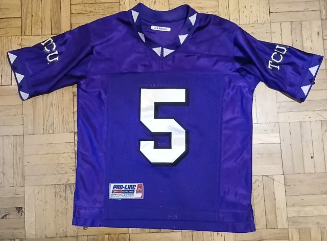 Camiseta Fútbol Americano TCU #5 Morada