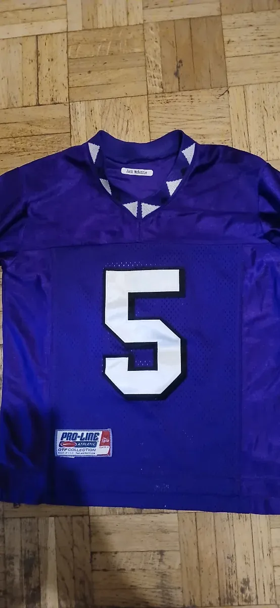 Camiseta Fútbol Americano TCU #5 Morada