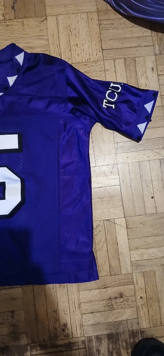 Camiseta Fútbol Americano TCU #5 Morada