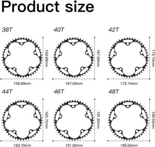 Plato BCD 130mm WXA AL-7075-T6
