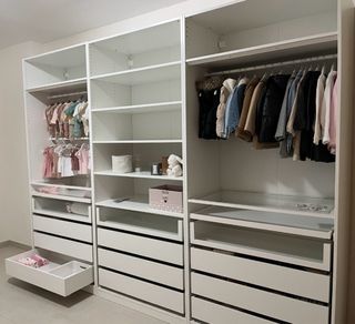 Guardaroba modulare Pax Ikea bianco