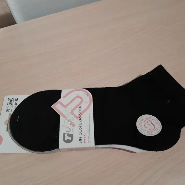 3 Pares Calcetines Tobilleros Mujer