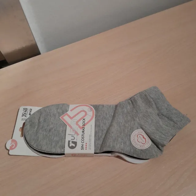 3 Pares Calcetines Tobilleros Mujer