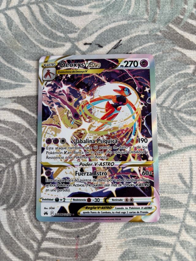 Carta Pokémon Deoxys V ASTRO