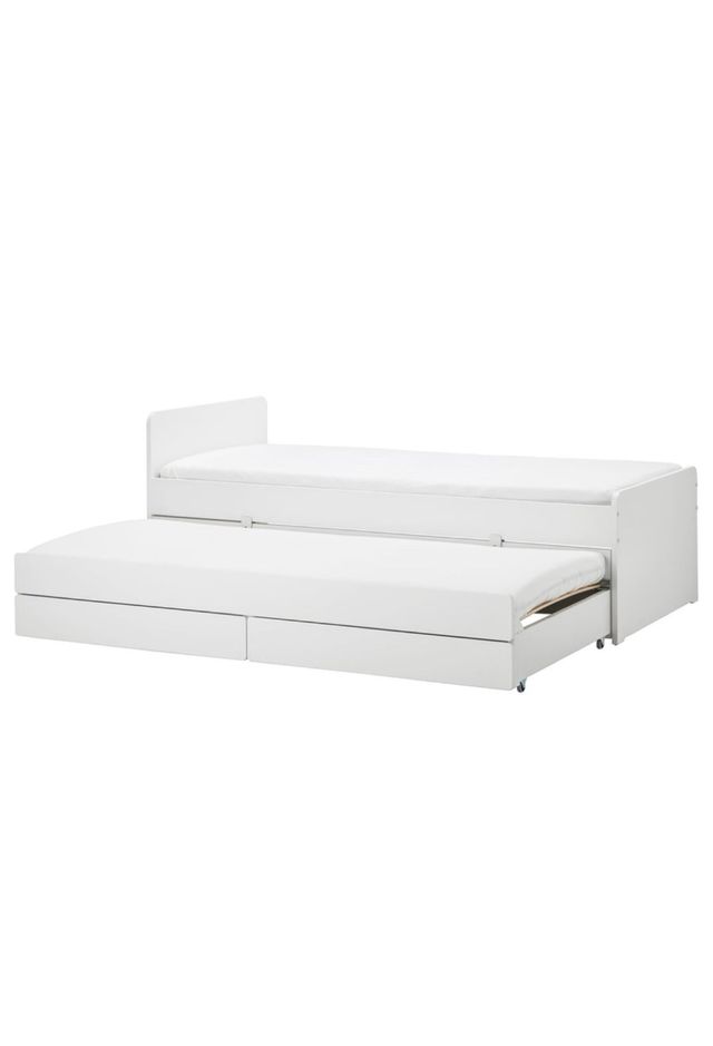 Cama nido blanca con cajones