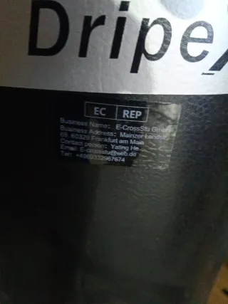 Saco de boxeo Dripex sin base de succión.