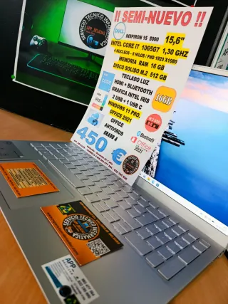 Portátil Dell Inspiron 15 5000 i7 16GB RAM