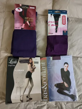 Set Collant Viola / Bordeaux varie denarature