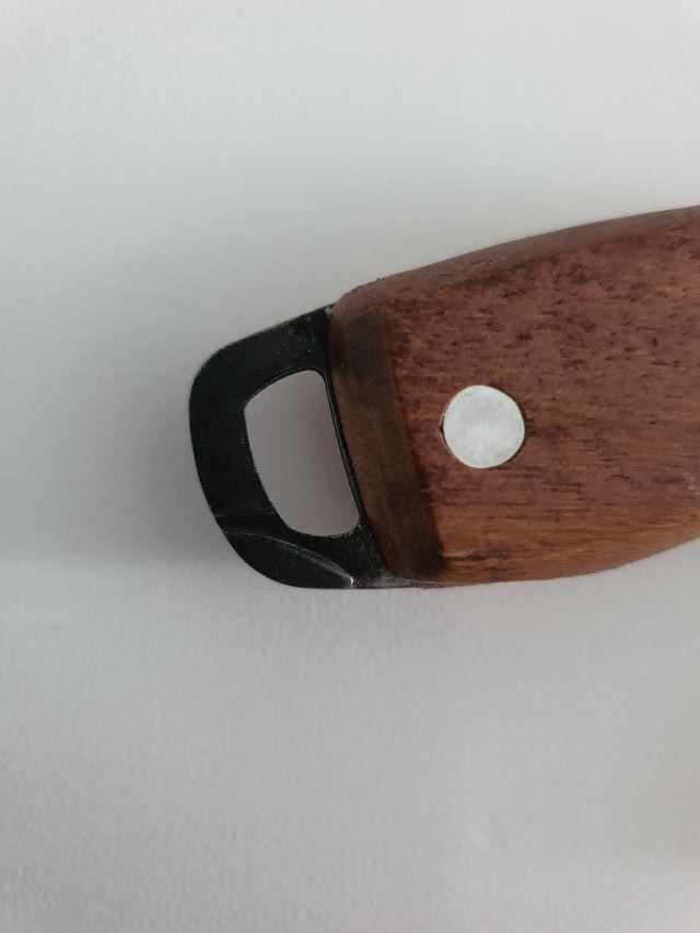 Cuchillo cocina acampada media luna funda forrada