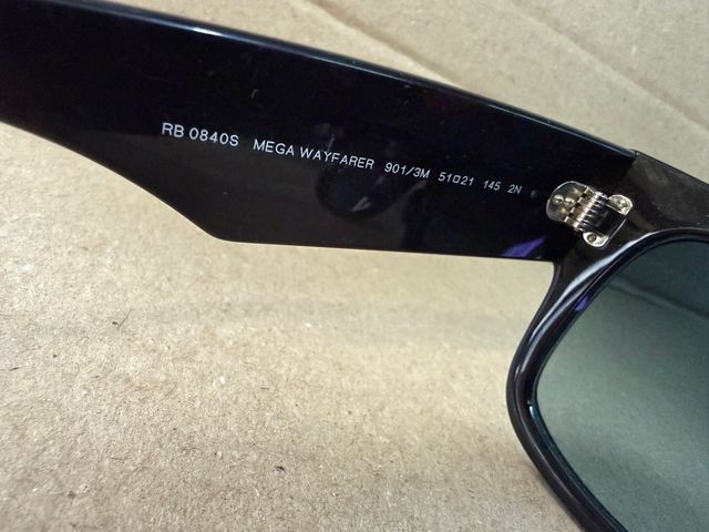 Ray-Ban Mega Wayfarer Nero Grigio