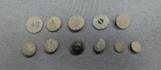 Lote de botones antiguos