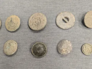 Lote de botones antiguos